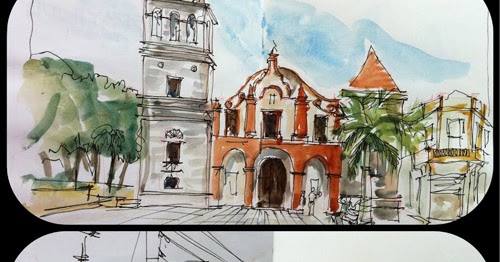 Painting an Urban Watercolor on Clear Gesso - Belinda Del Pesco