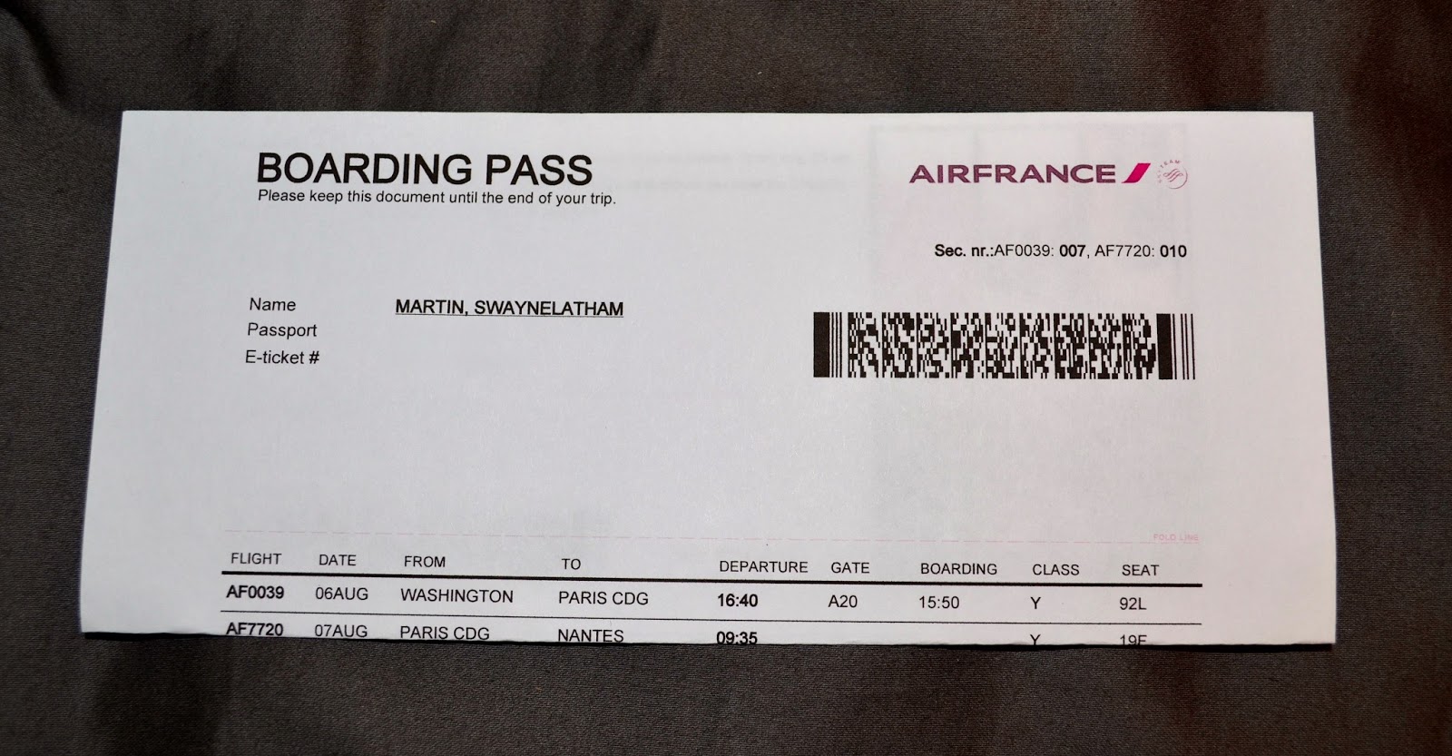 Billet D Avion Air France Vierge From Private to Professional Pilot: Flight Report: Air France A380-800