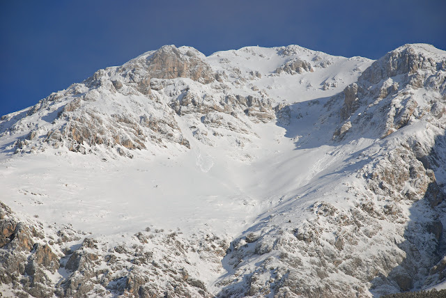 Monte Velino versante sud: il Canalone