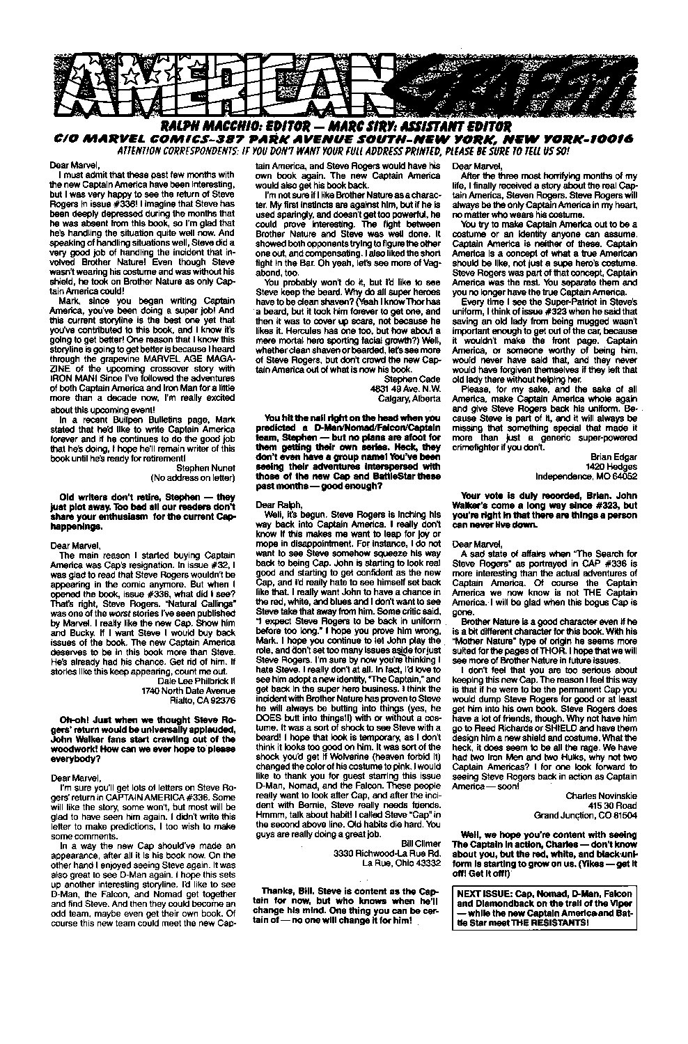 Read online Captain America (1968) comic -  Issue #342 - 24