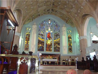 INNER VIEW OF CHURCH GLASS MEDAK