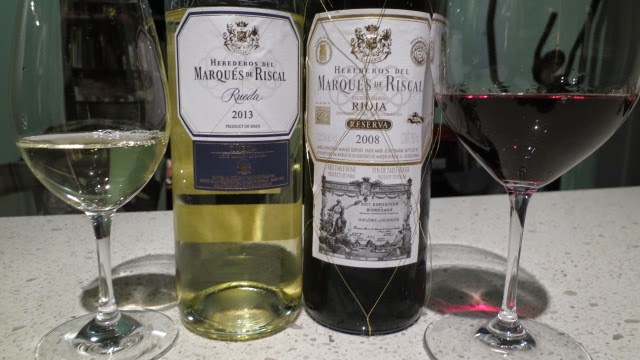 Wine labels of Marqués de Riscal wines