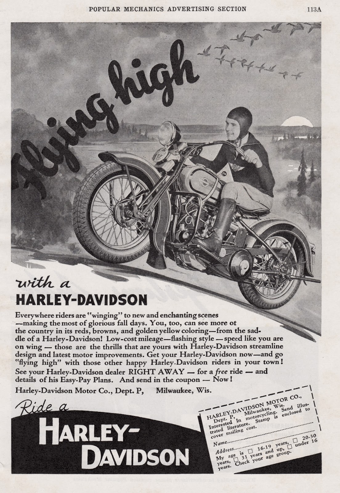 Ghosts Of The Great Highway Retro Rewind. Vintage Harley Davidson