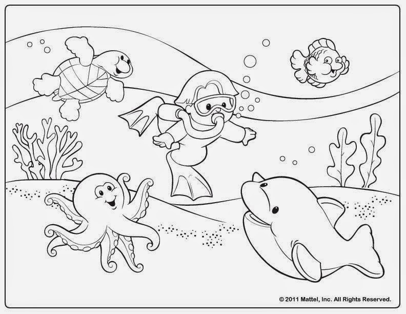 Desenhos para Colorir e Imprimir: Desenhos para Colorir do Verão