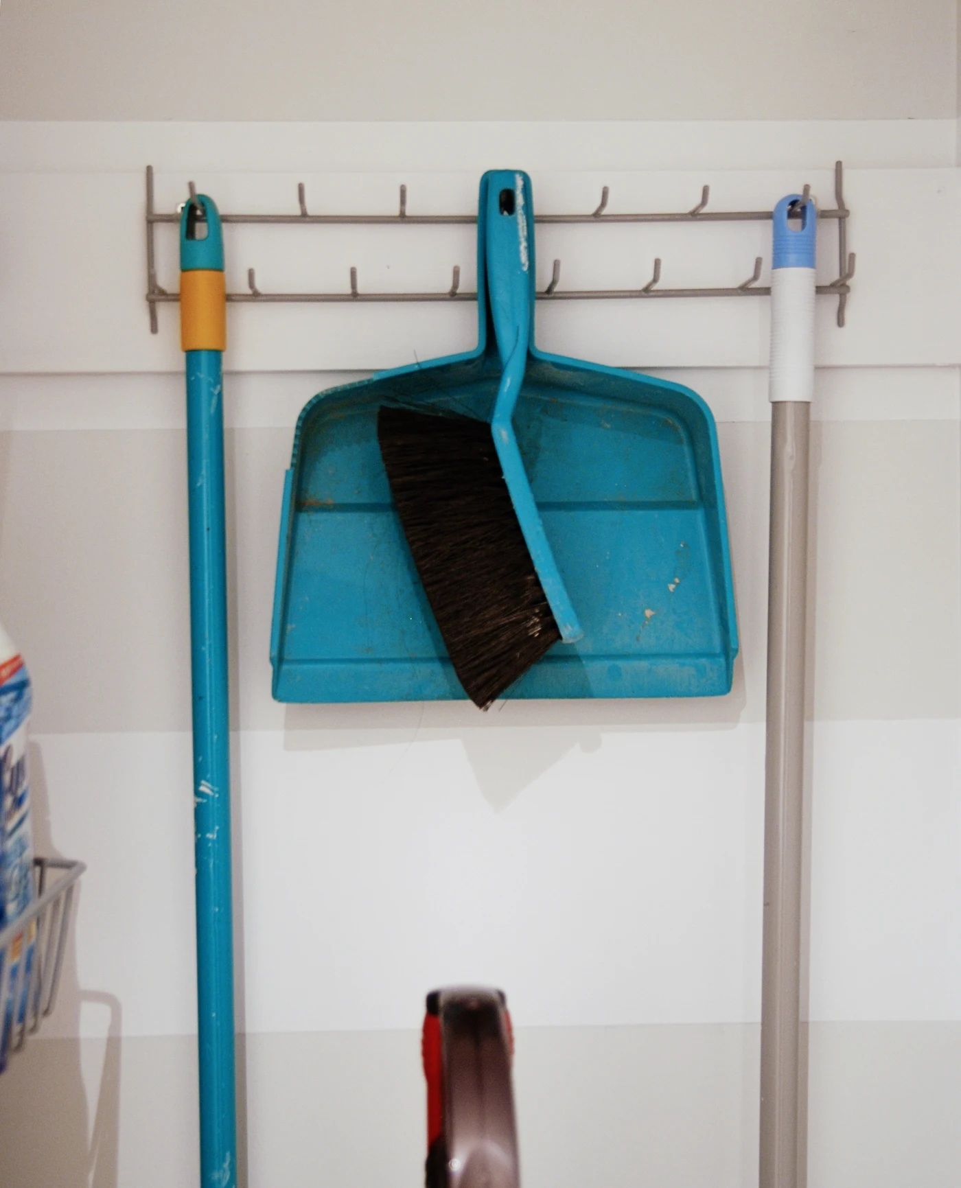 small broom closet ideas, broom closet organization,