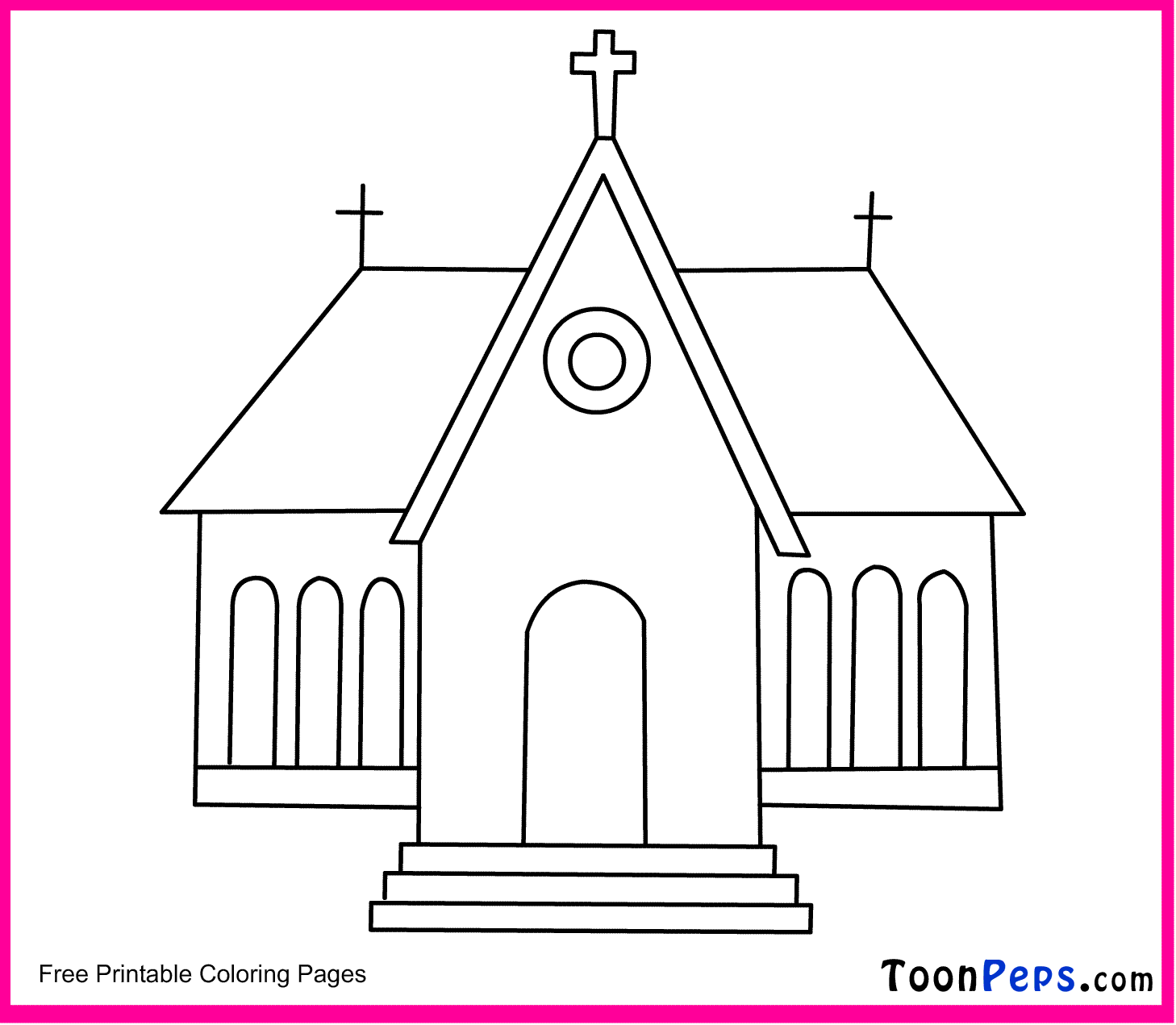 Printable Coloring Pages For Church
