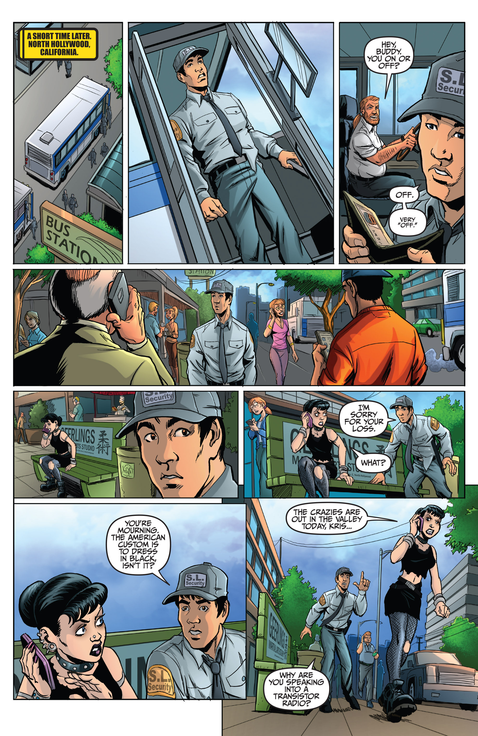 Read online Bruce Lee: The Dragon Rises comic -  Issue #1 - 5