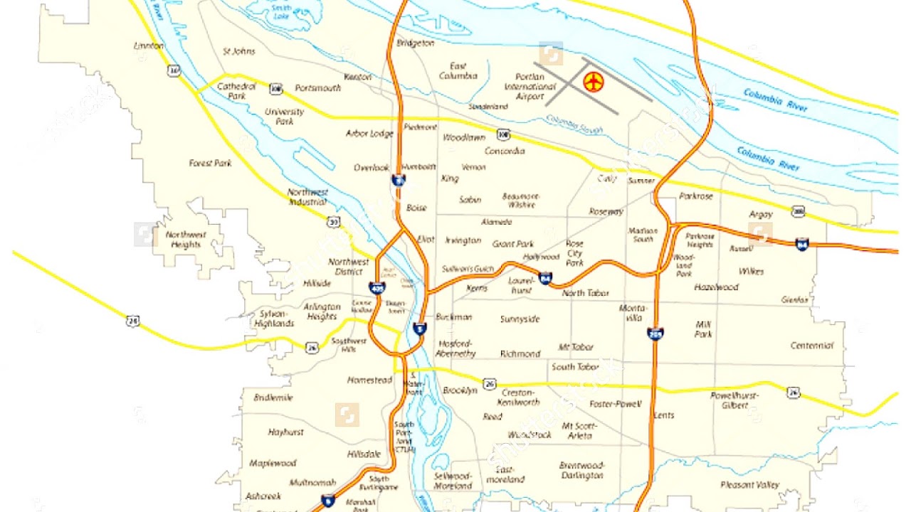 Map Of Portland Airport Trip to Airport