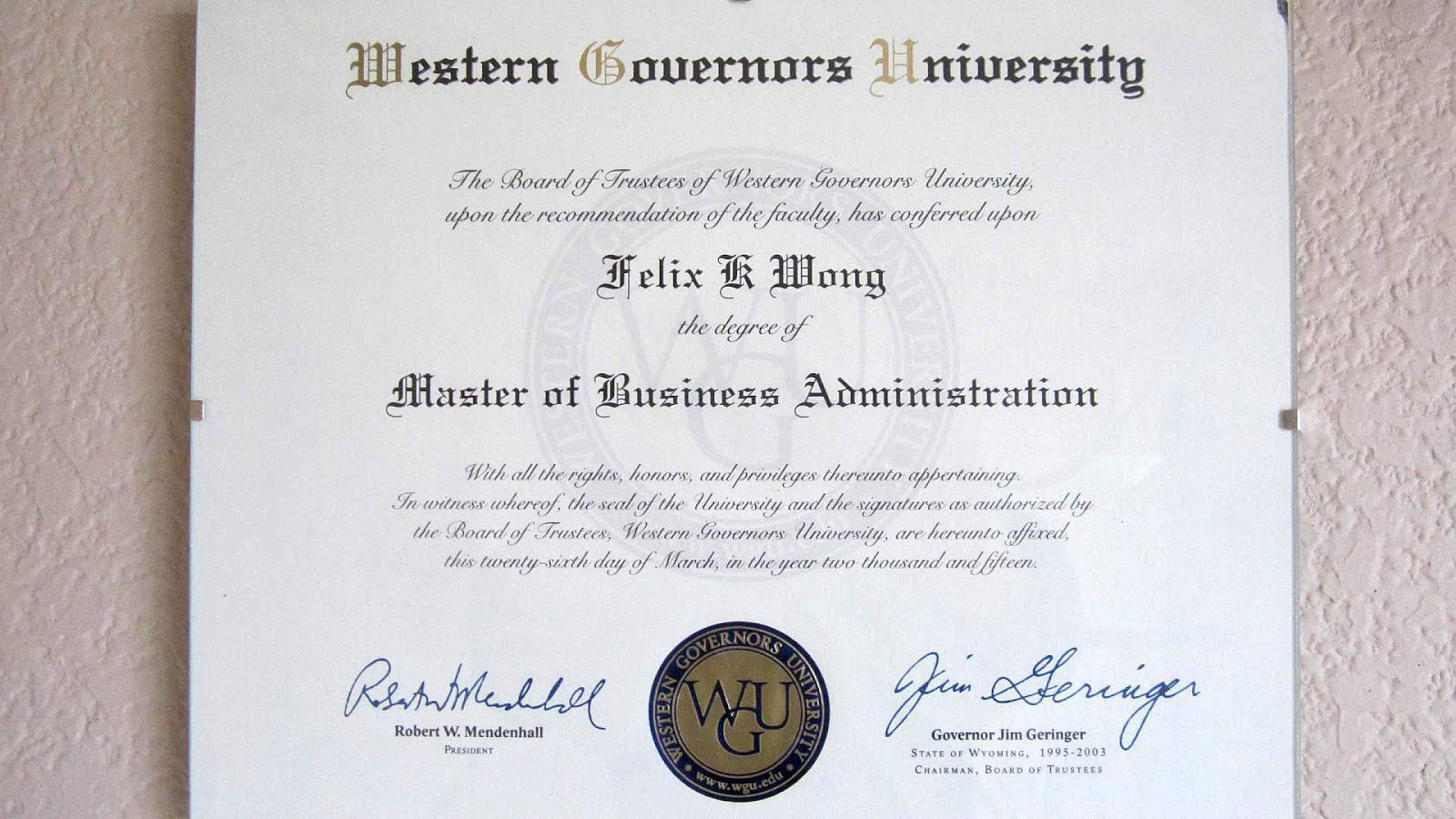 Stanford Graduate School of Business University University Choices