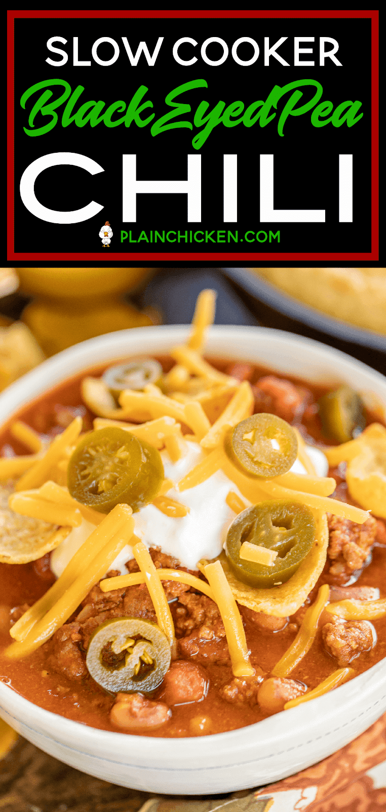 Black Eyed Pea Chili Plain Chicken®