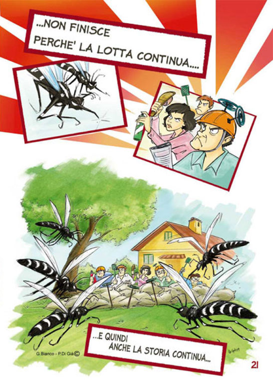 Storia della zanzara tigre Gabriella Bianco, illustrazioni e scenografie Storia della zanzara tigre Gabriella Bianco, illustrazioni e scenografie
