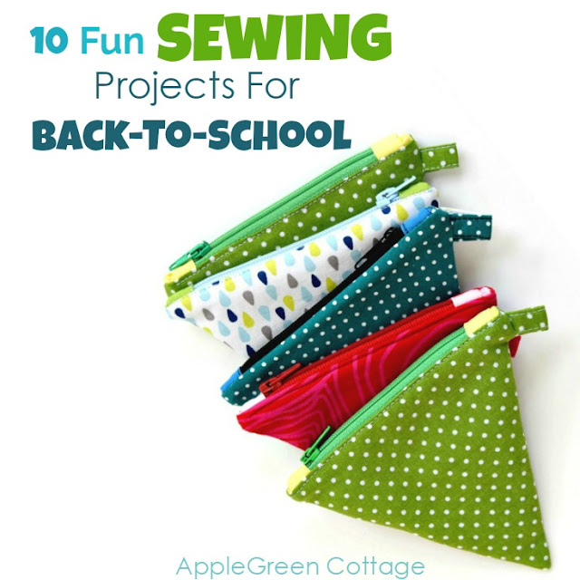 10 fun sewing projects for back to school, with beginner tutorials and PDF sewing patterns. If you'd like to make the first day of school feel really special for your child or grandchild, these easy sewing ideas might be just what you are looking for!