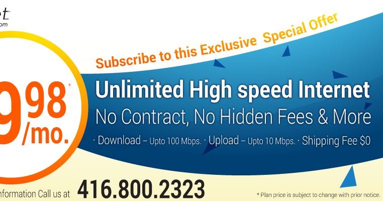 CanNet Telecom Blog: Switch to CanNet for Unlimited Internet for 2