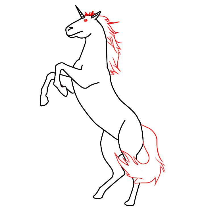 How To Draw A Unicorn - Draw Central