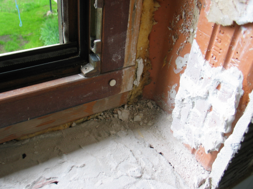 Andreas Hofer S Weblog Fenstertausch Demontage Fensterlaibungen