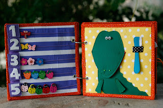 Quiet book for Lennox, Handmade busy book by TomToy