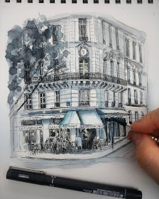 01-Parisian-Café-Demi-Lang-Architectural-Drawings-of-Interesting-Buildings-www-designstack-co