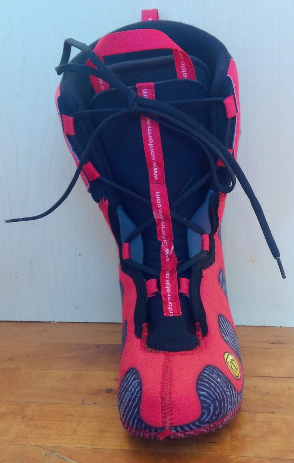 Skiing Mum Conformable boot liners make for comfortable feet