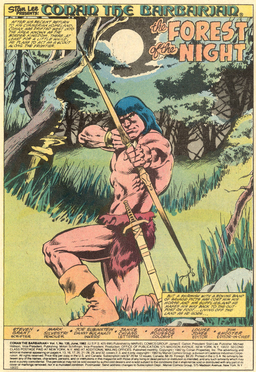 Read online Conan the Barbarian (1970) comic -  Issue #135 - 2