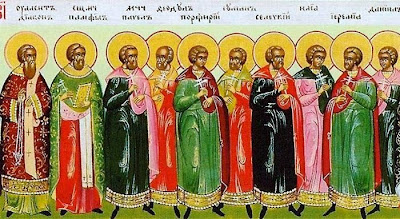 Resultado de imagen para Santos Elías, Jeremías, Isaías y nueve compañeros, mártires