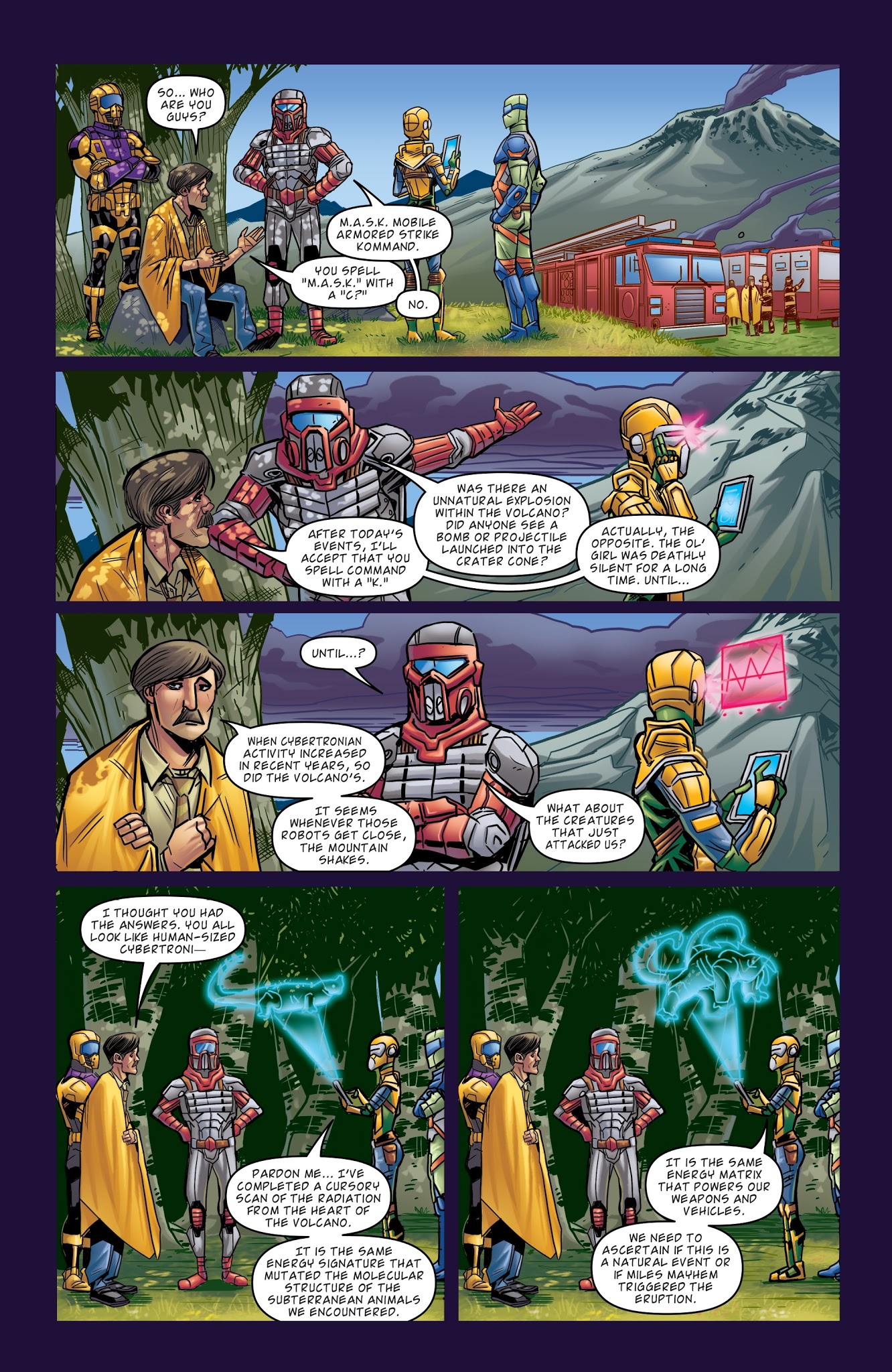 Read online M.A.S.K.: Mobile Armored Strike Kommand comic -  Issue #8 - 12