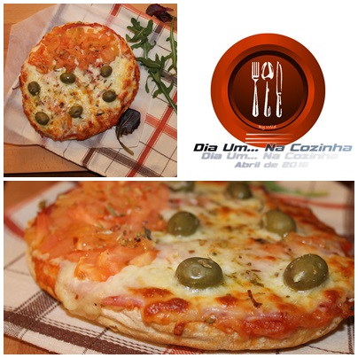 Dia Um...Na Cozinha Pizza de Fiambre e Paio York
