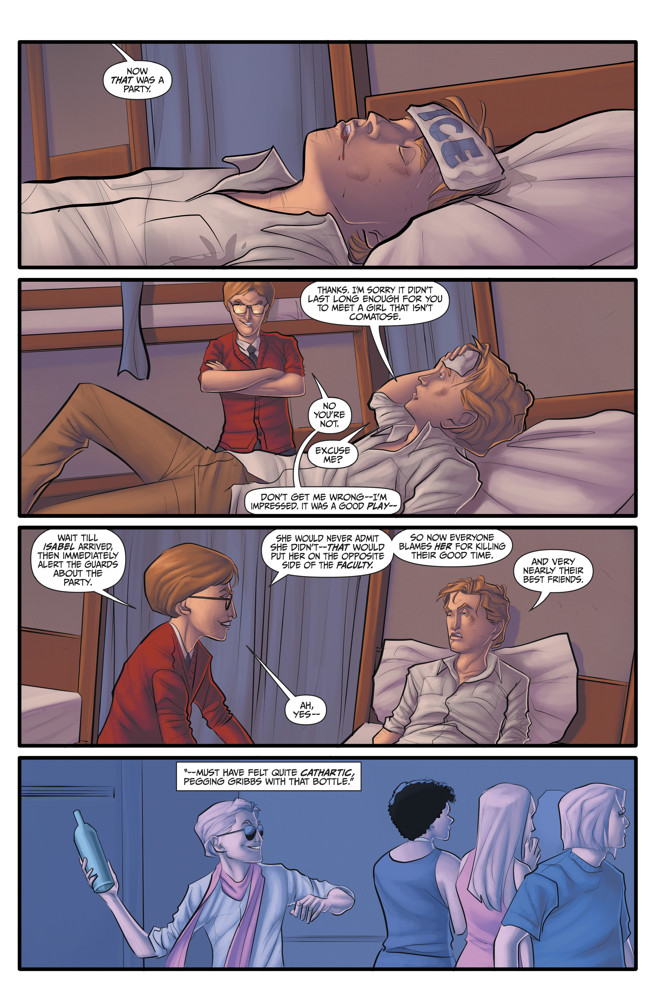 Read online Morning Glories comic -  Issue #47 - 25