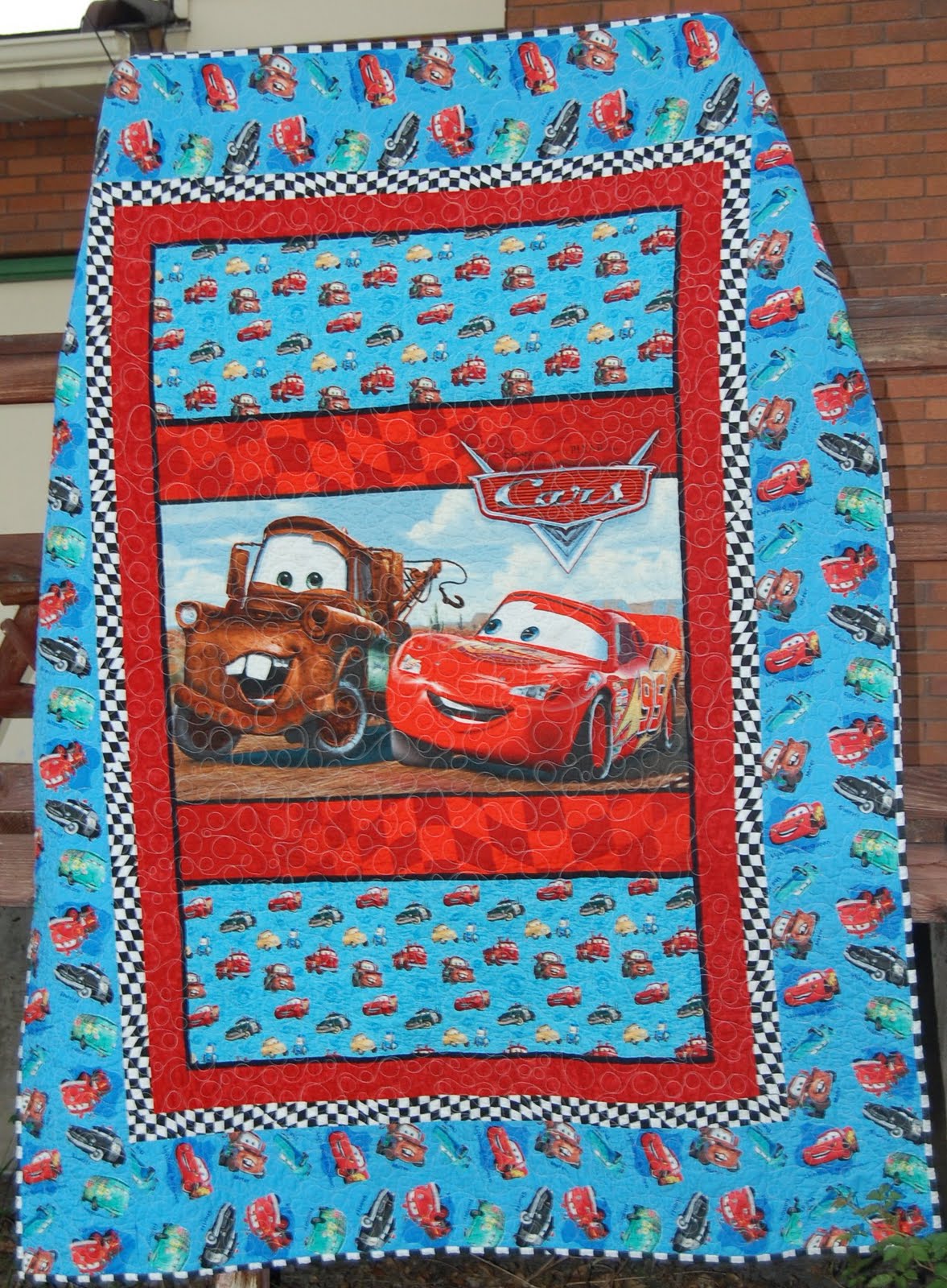 Sister's Quilts Zander's Cars Quilt