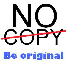 Be original, please !
