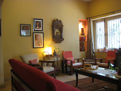 living room furniture traditional makeover indian desi rooms modern colors yellow larger them