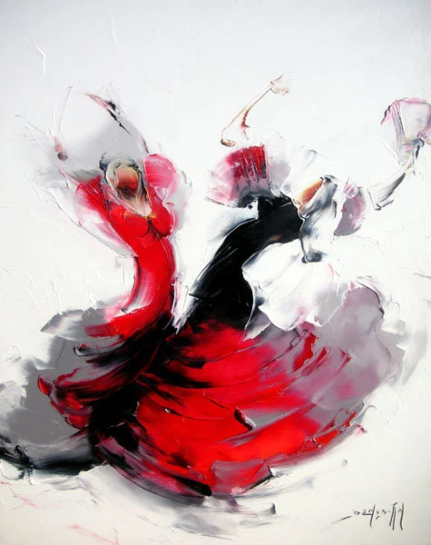 Daniel Densborn 1946 | French Abstract Knife painter