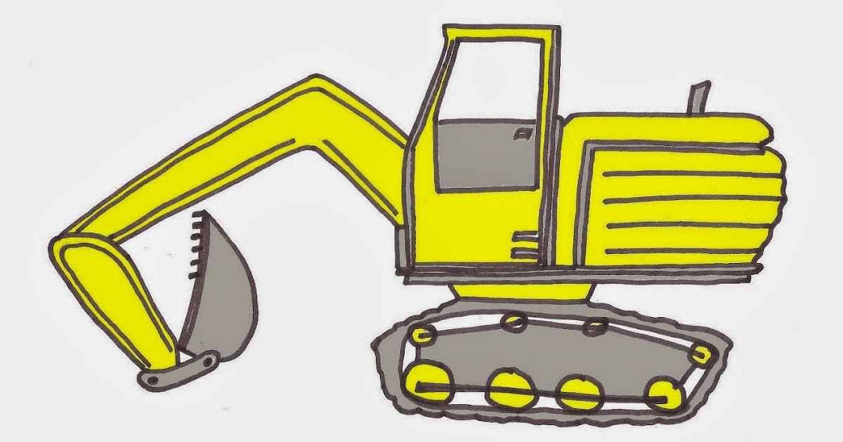 bagger bilder zum ausmalen