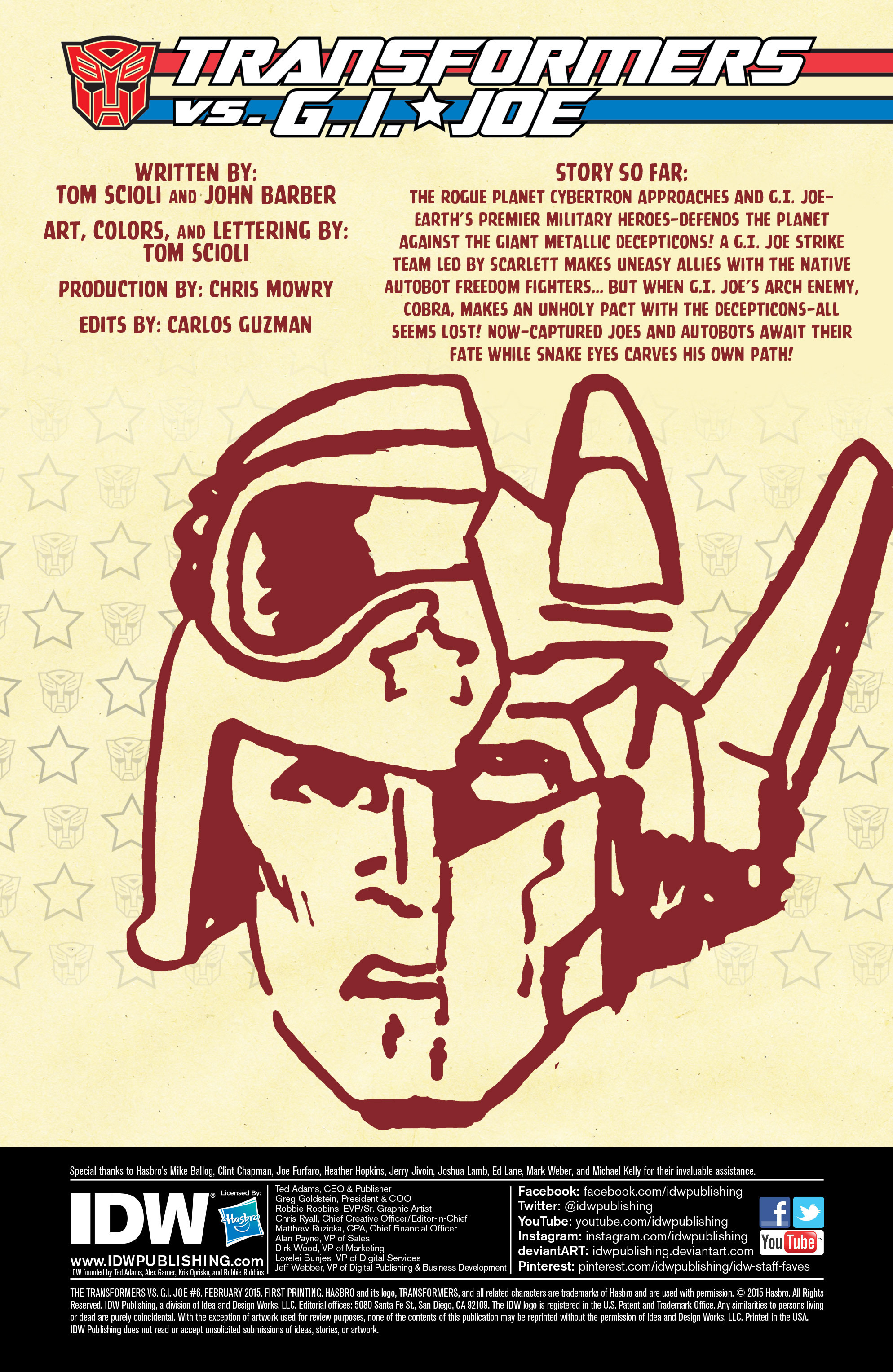 Read online The Transformers vs. G.I. Joe comic -  Issue #6 - 2