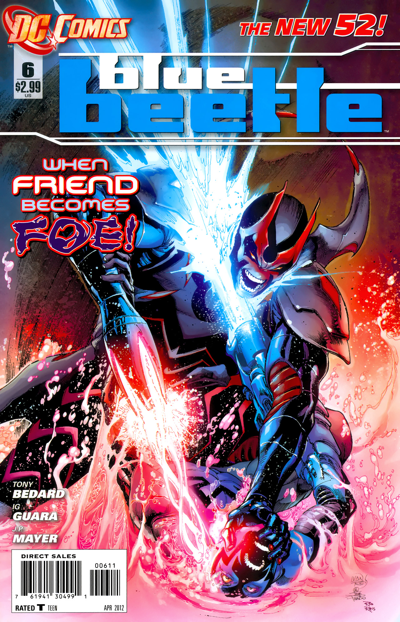 Read online Blue Beetle (2011) comic -  Issue #6 - 1