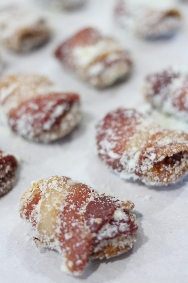 Mama Loves Food! Bacon Wrapped Parmesan Crackers