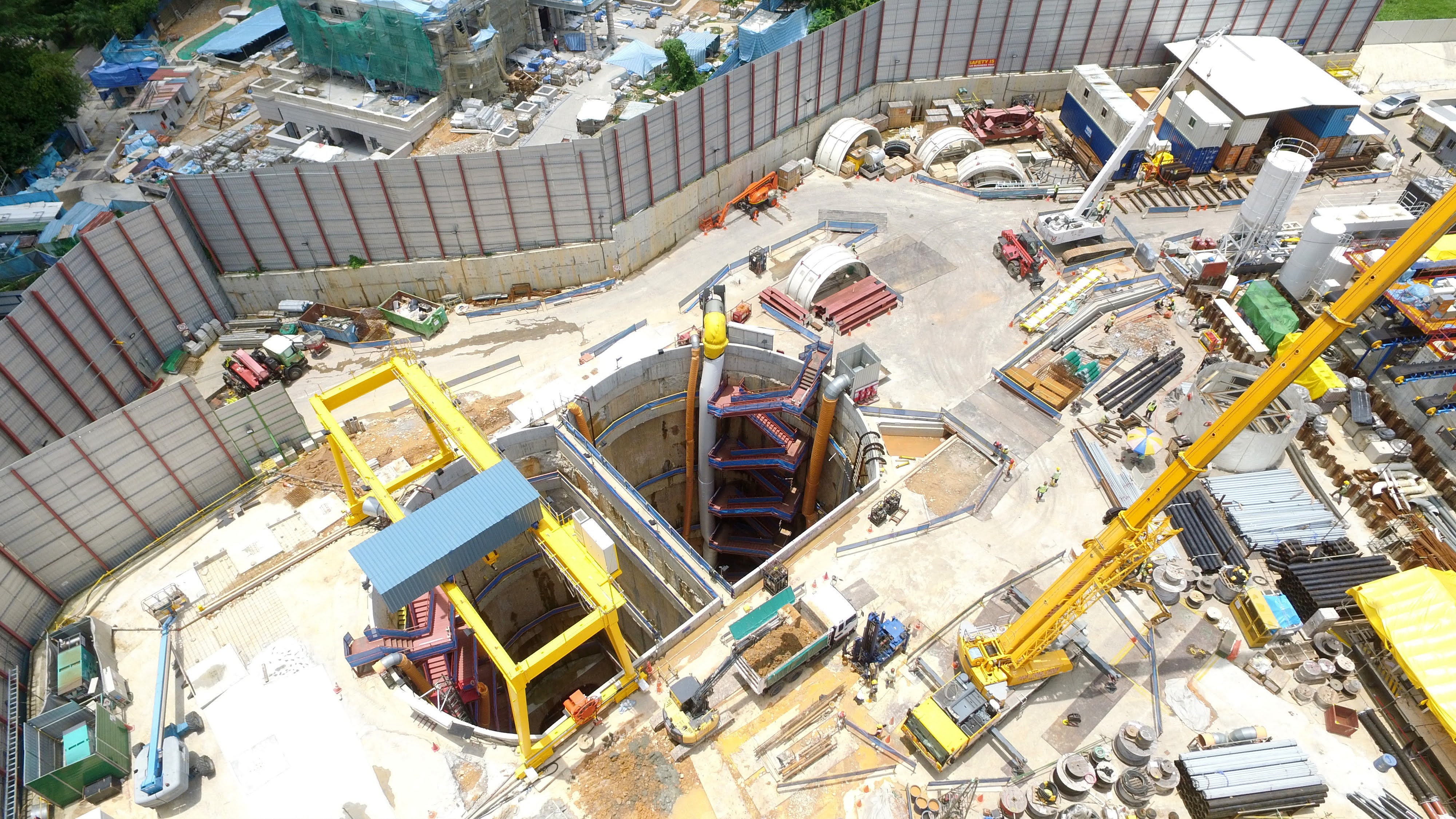 Thomson Line Construction: Stevens - TBM Launch