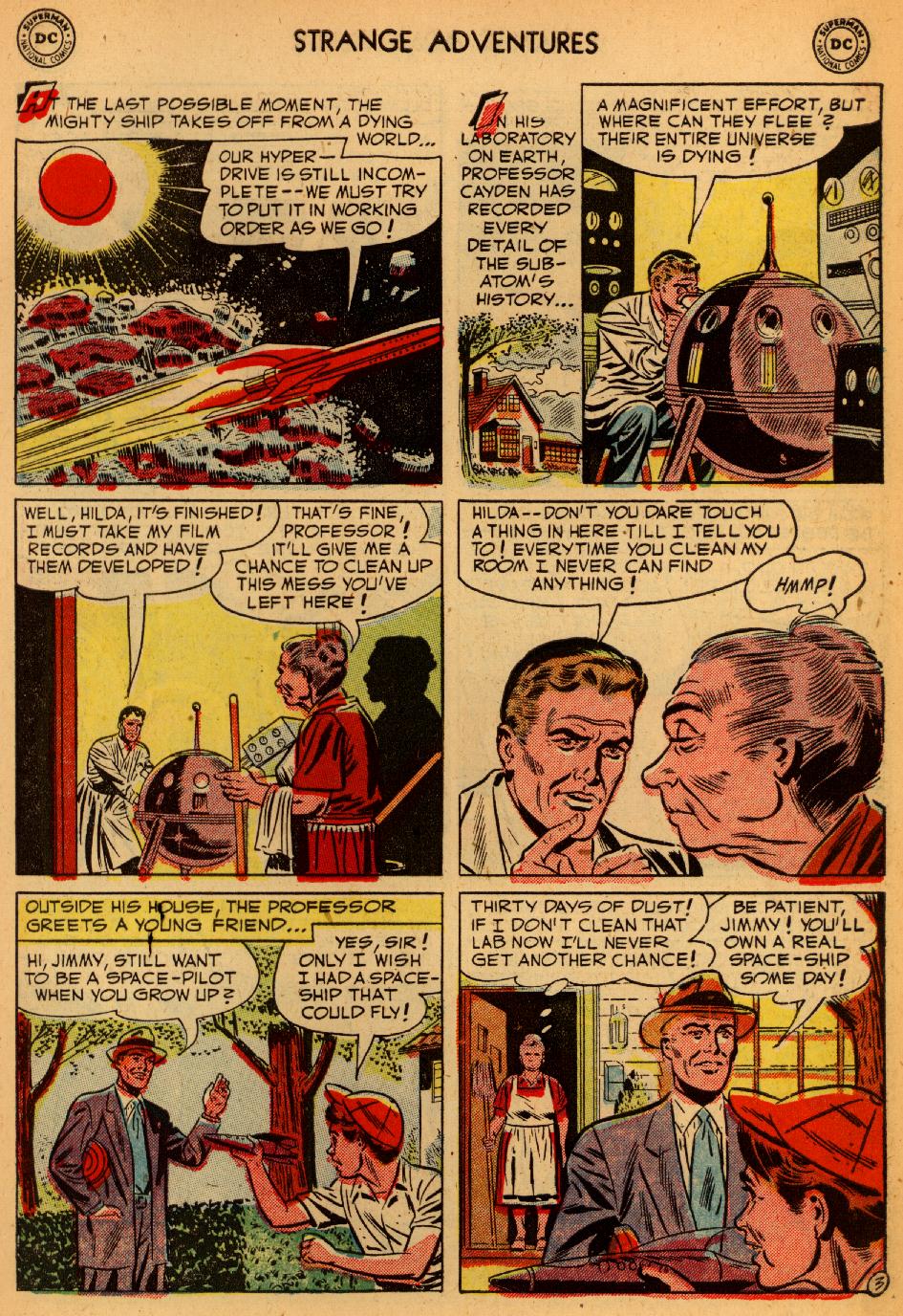 Read online Strange Adventures (1950) comic -  Issue #29 - 31