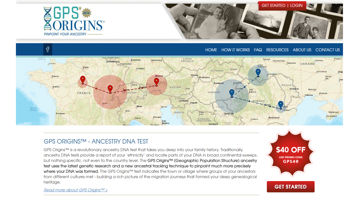 Cruwys news The new GPS Origins test from DNA Diagnostics Center