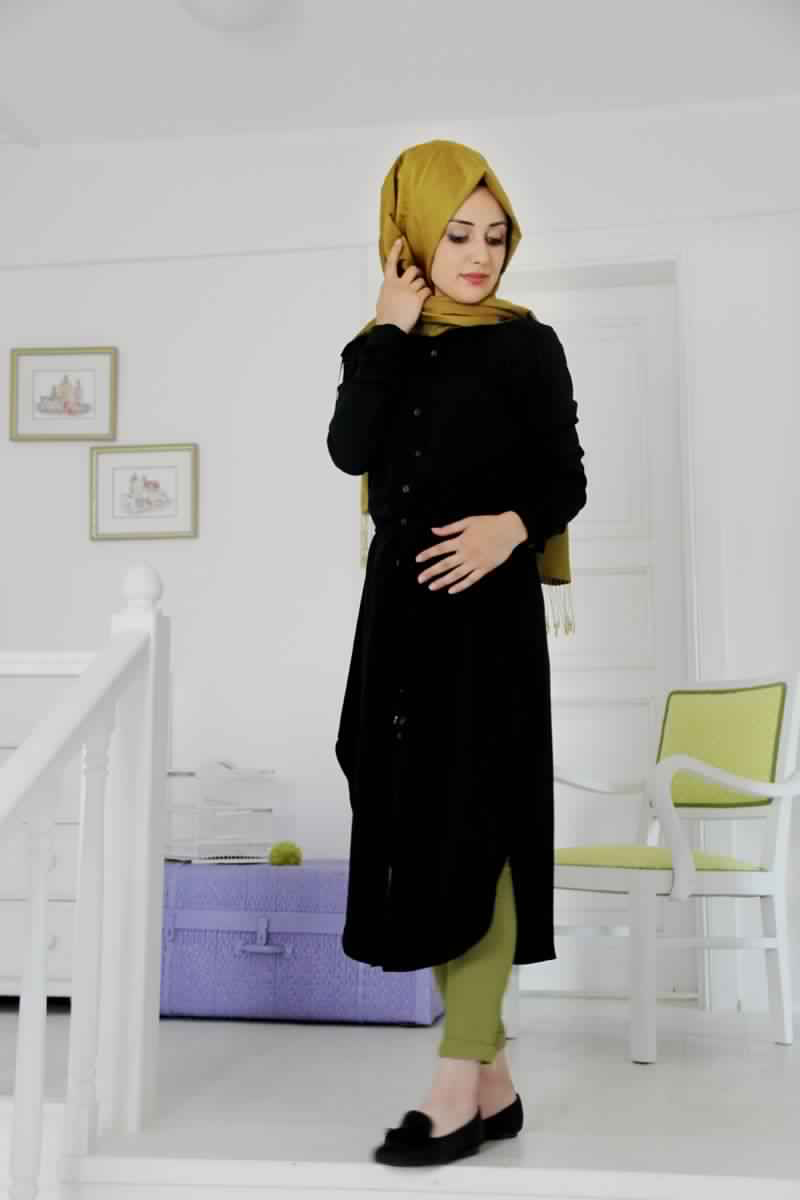 Hijab Fashion Tunique Longue Pour Femme Voilee Tres Classe A Prix Doux La Musulmane