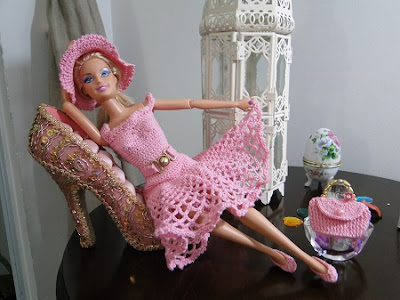 Próximo Passo a Passo / Tutorial - Vestido Retrô Para Barbie. Inscreva-se no Canal!