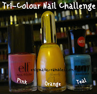 tri-colour-nail-challenge-elf-gum-pink-la-femme-ultra-gold-collection-2000-electric-dreams