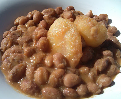 
guiso De Judias Pintas Con Patatas, En Olla Rápida
