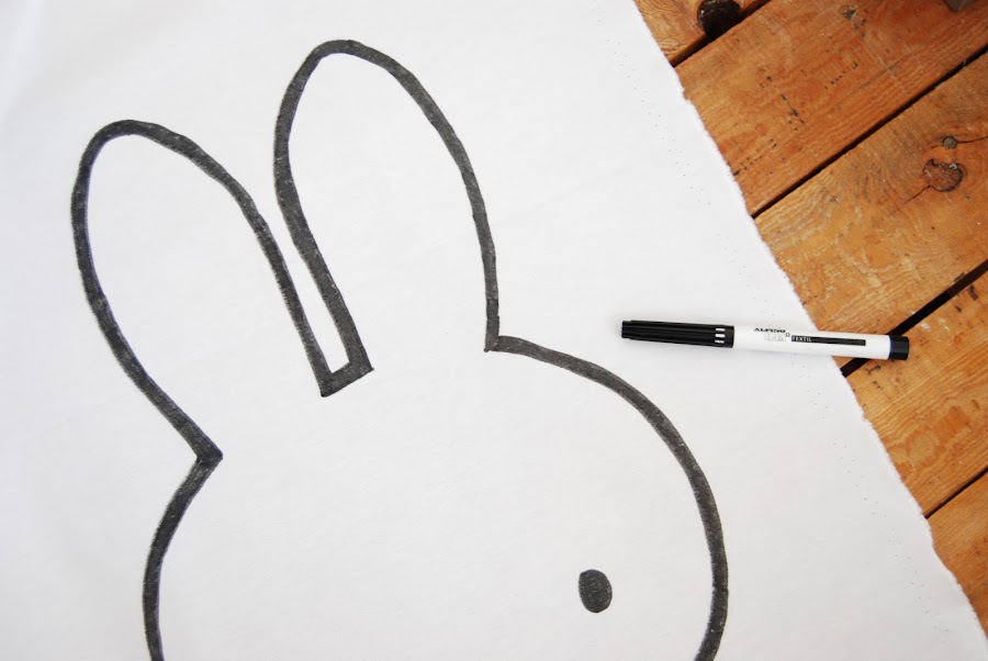 Miffy cushion DIY