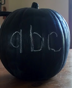 how to make a magnetic chalkboard pumpkin for fun fall homeschool lesson
