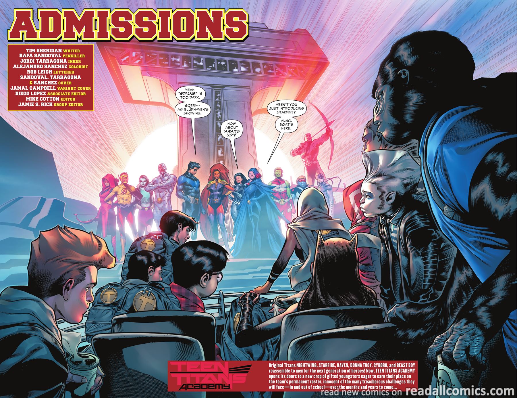 Teen Titans Academy #1 chapter 1 page 4