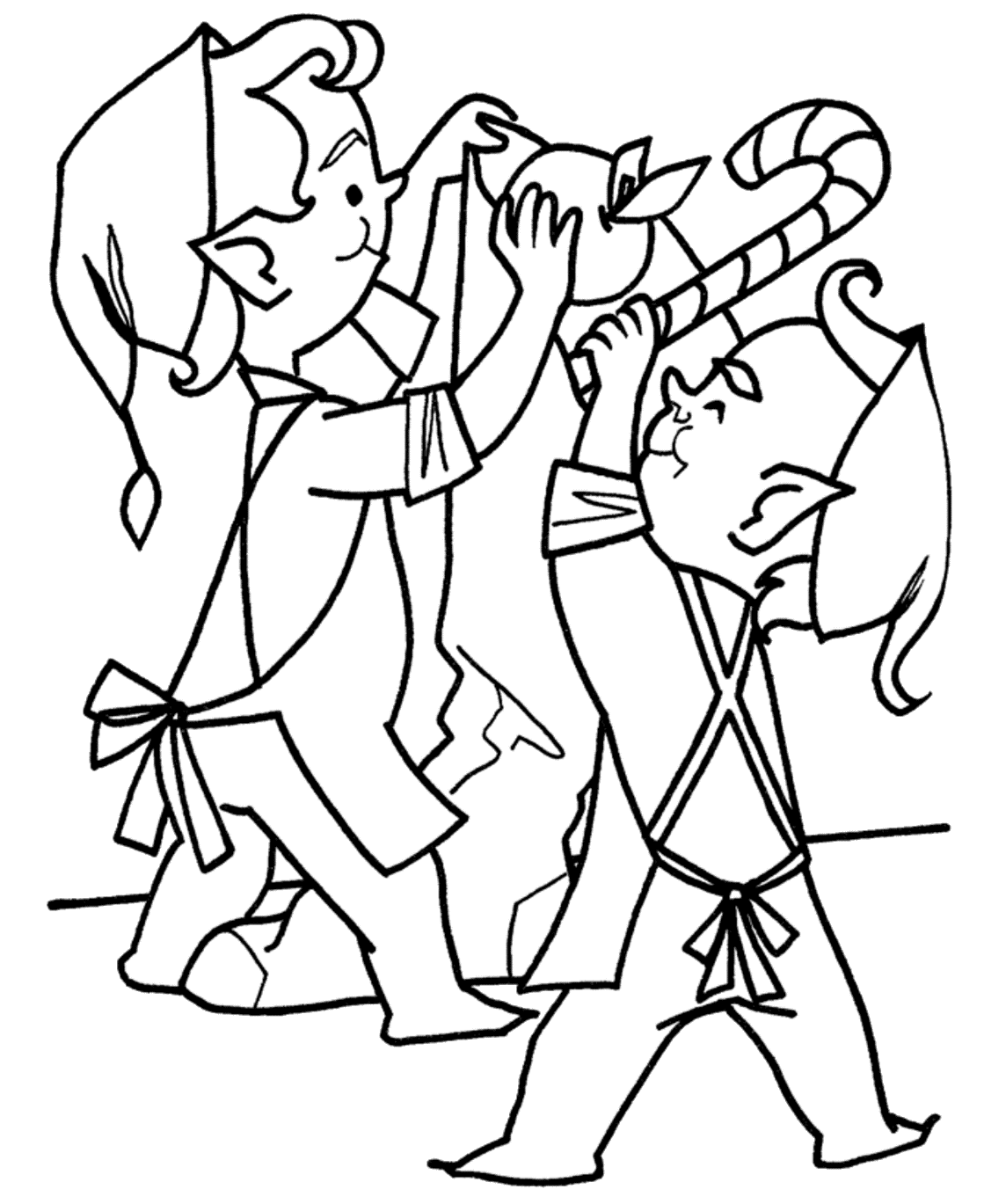 Coloring Page Kids For Fantasy Image: Photos Elves Coloring Pages