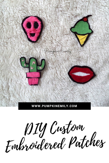 DIY Custom Embroidered Patches