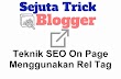Teknik SEO On Page Tag Rel HTML Blogspot