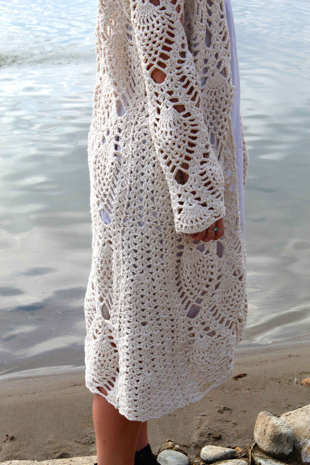 Sans Limites Crochet The Pineapple Robe