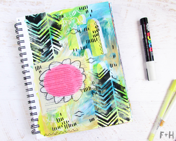 Bright Spring Art Journal Tutorial with DecoArt - Fox + Hazel Bright Spring Art Journal Tutorial with DecoArt - Fox + Hazel